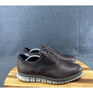 Cole Haan Zerogrand Leather Wingtip Brown Oxford Men's C35254 Sz 11.5 C35254